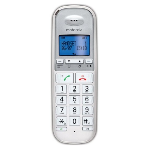 CORDLESS PHONES  S3001 WHITE ΜΕ ΑΝΟΙΧΤΗ ΑΚΡΟΑΣΗ /ΜΕΓΑΛΑ ΠΛΗΚΤΡΑ &ΣΥΜΒΑΤΟ ΜΕ ΑΚΟΥΣΤΙΚΑ ΒΑΡΗΚΟ'Ι'ΑΣ